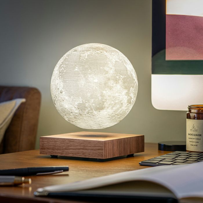 Rotating moon lamp online